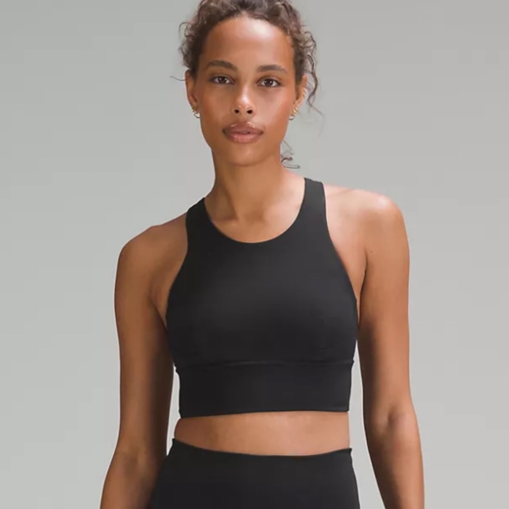 Wunder Train Black Long Line Bra Sports Bra 14